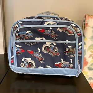 Pottery barn kids Thomas the train rolling luggage Mackenzie